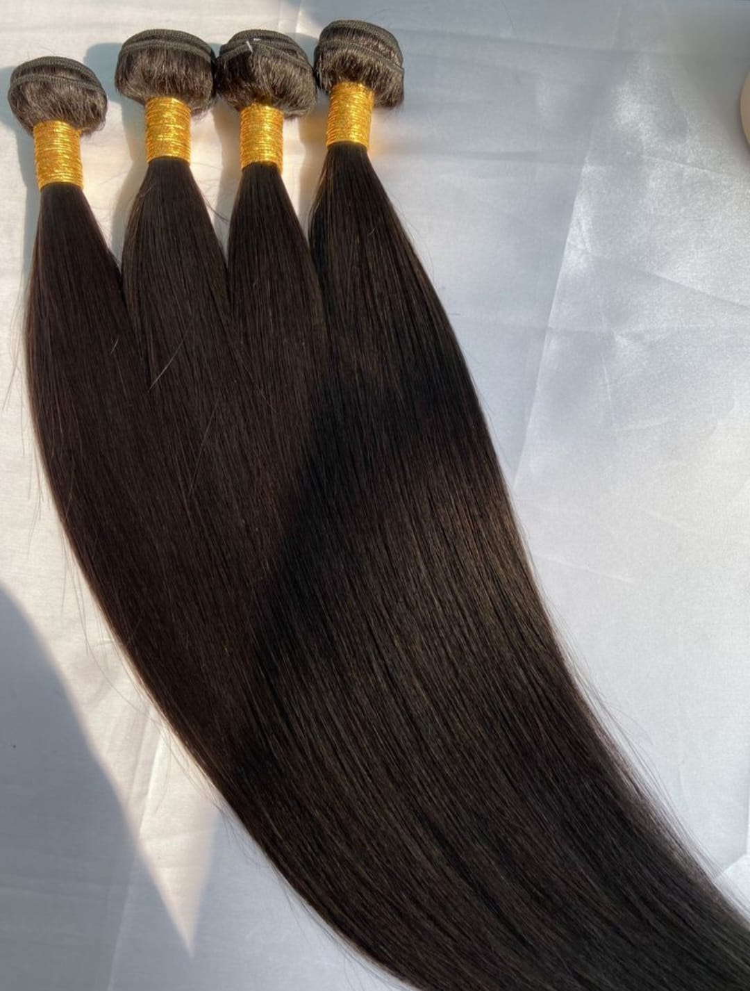 Straight Human Hair Bundles