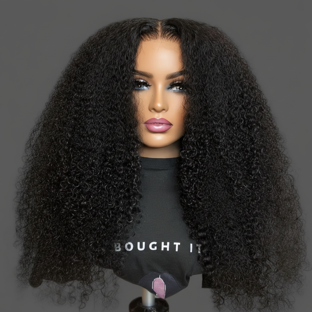 Wig image with grey background and no text